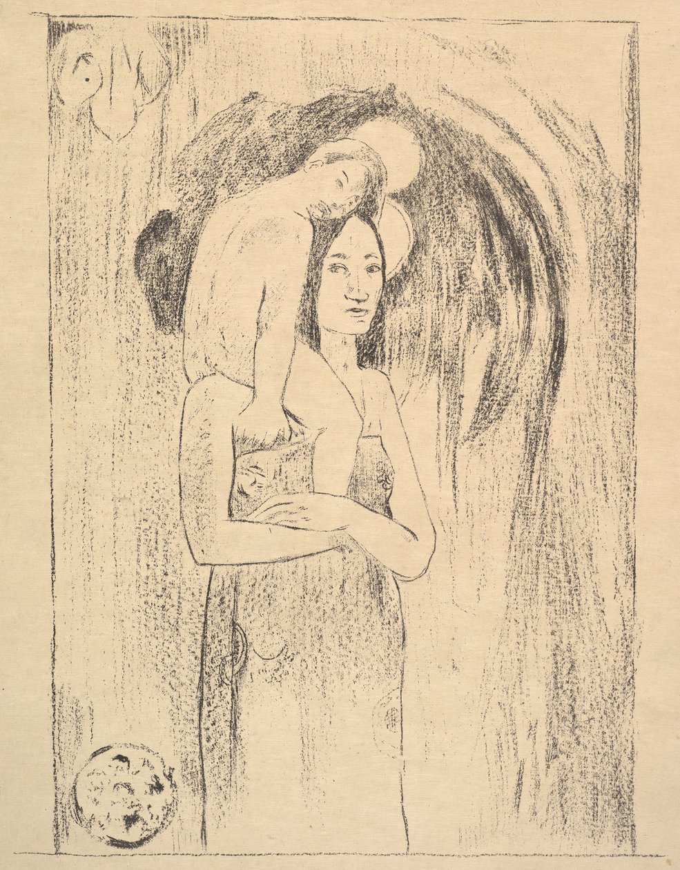 Orana Maria, 1894-95. by Paul Gauguin
