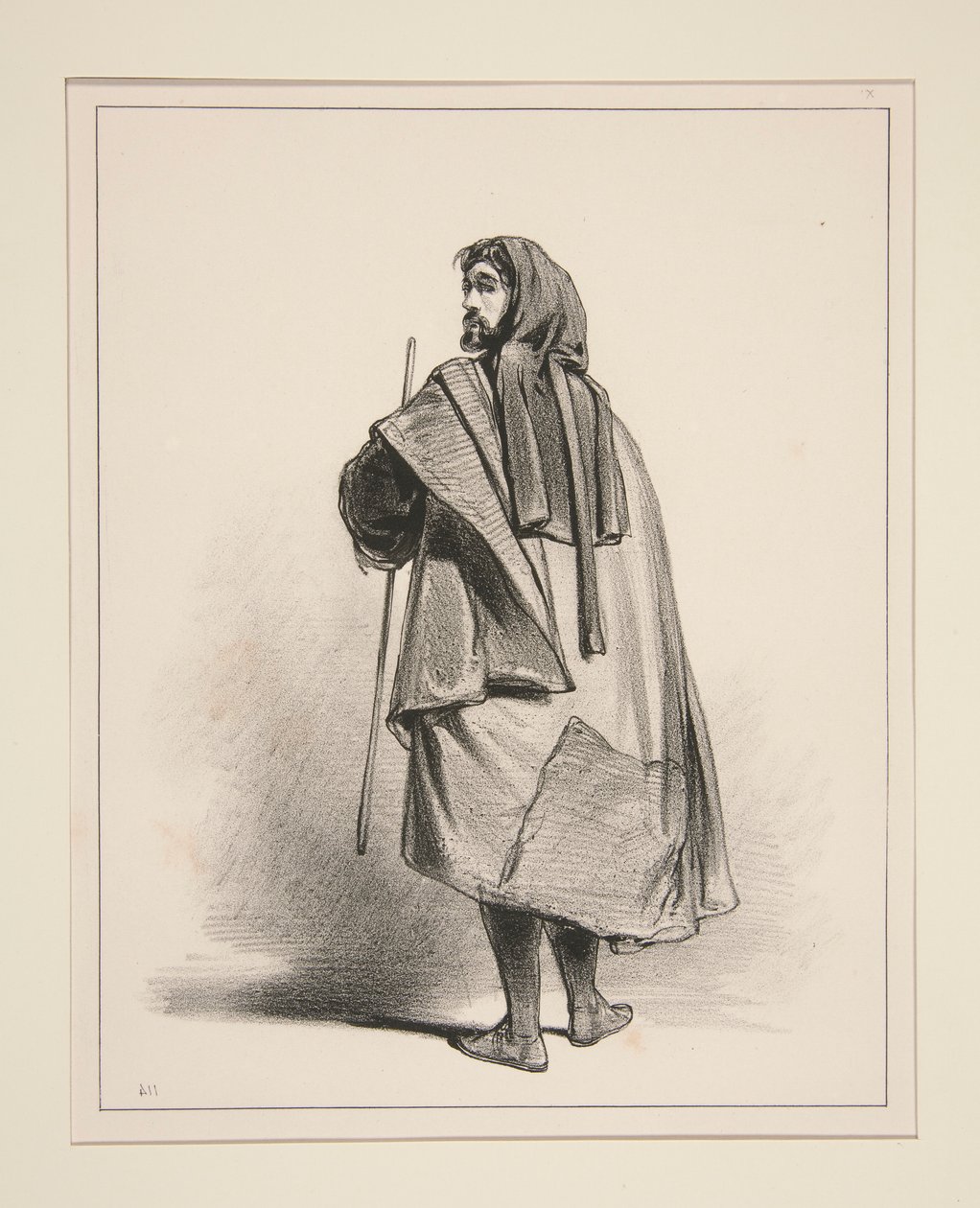 - 1300. PARİS Tüccarı. by Paul Gavarni