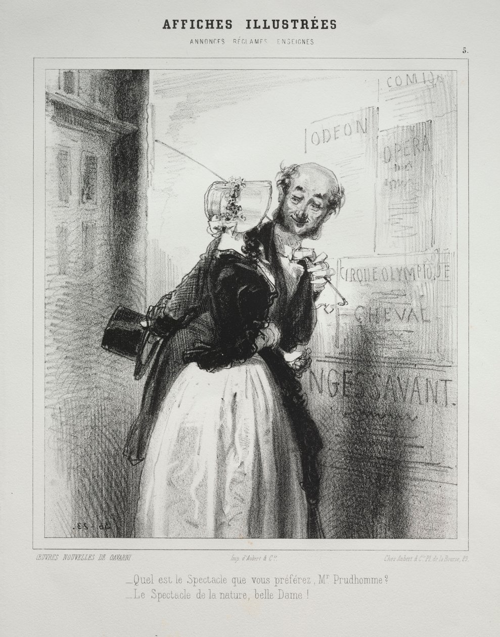 Resimli Posterler. by Paul Gavarni