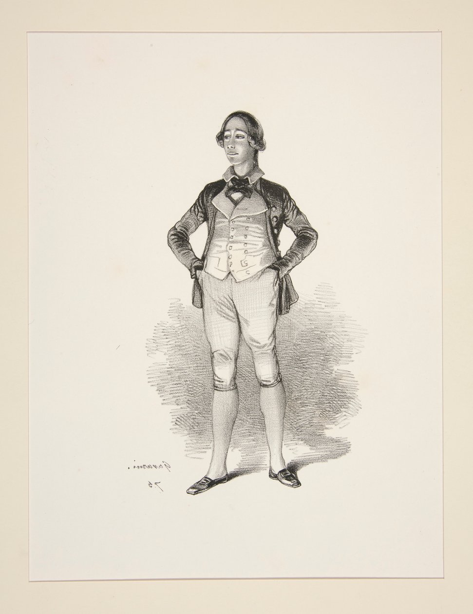 Alcide Tousez by Paul Gavarni