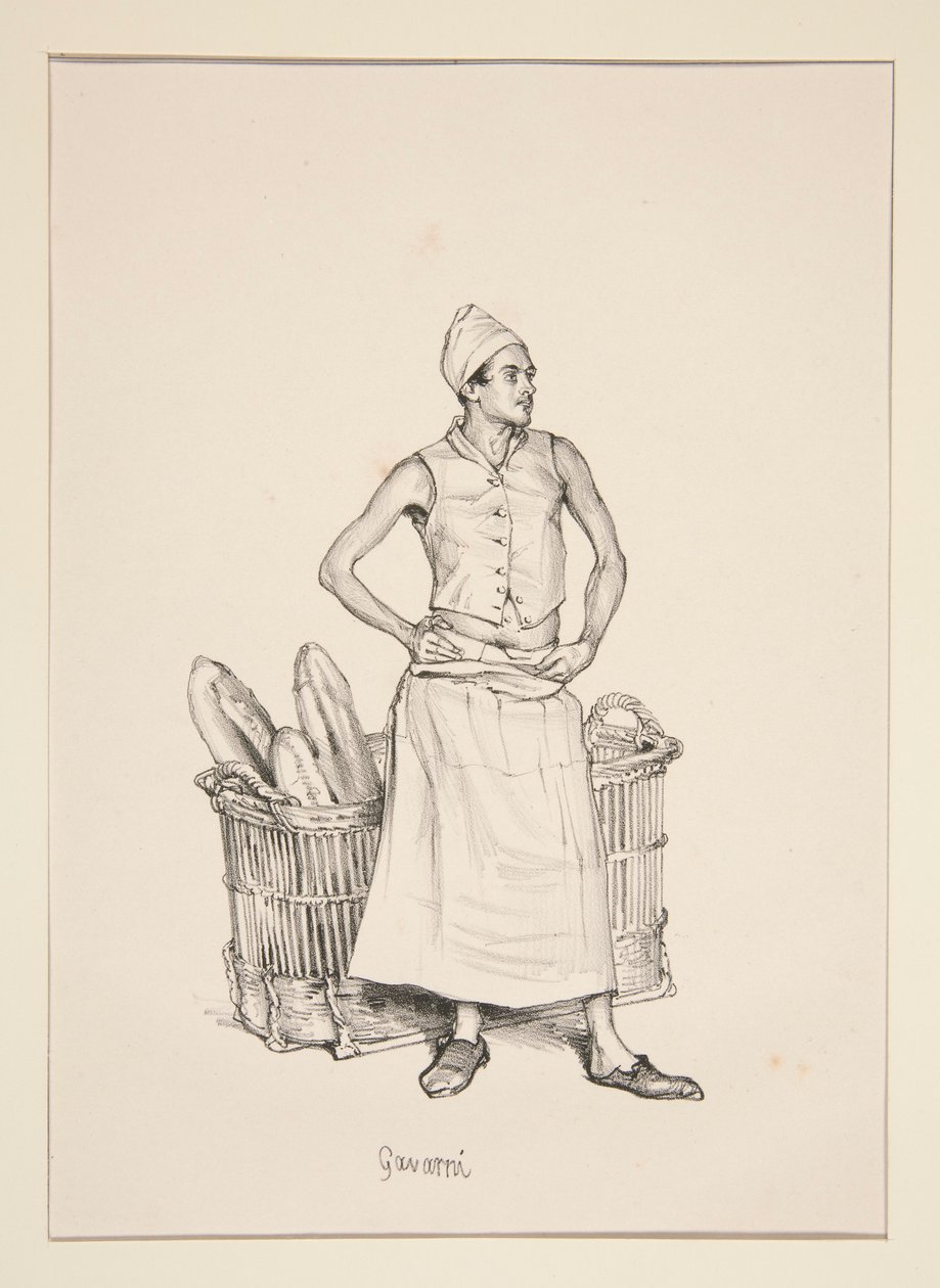 BOULANGER. Fırıncı. by Paul Gavarni