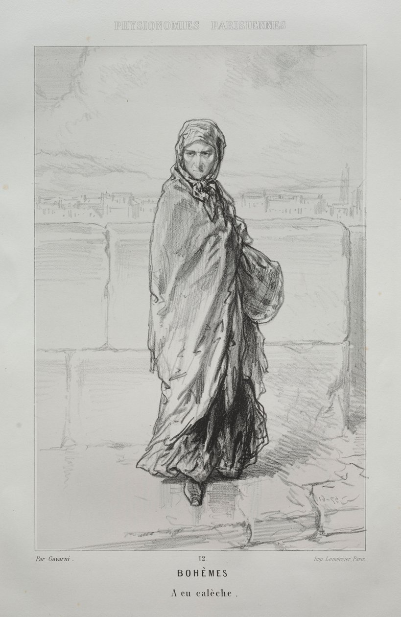 Bohemyalılar. by Paul Gavarni