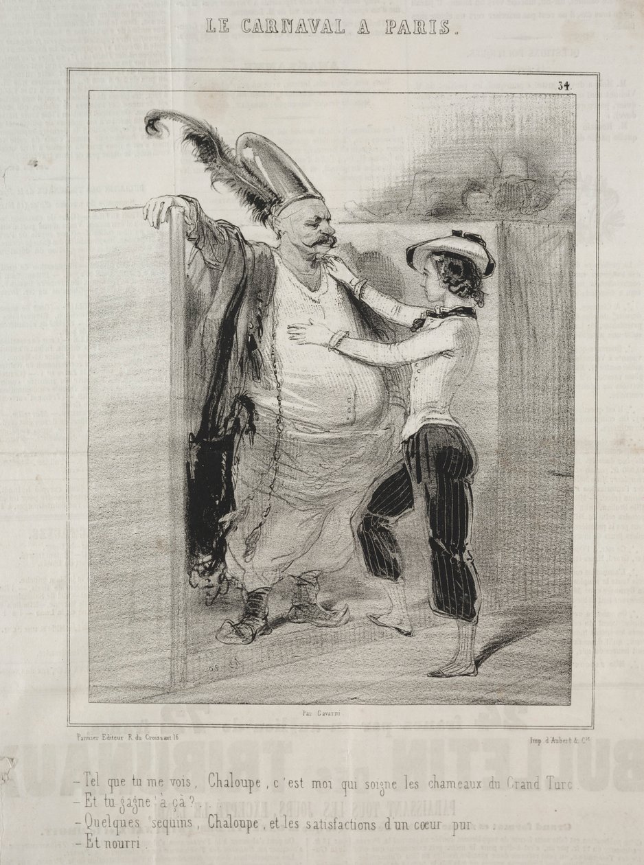 Karnaval, 1841-1843. by Paul Gavarni