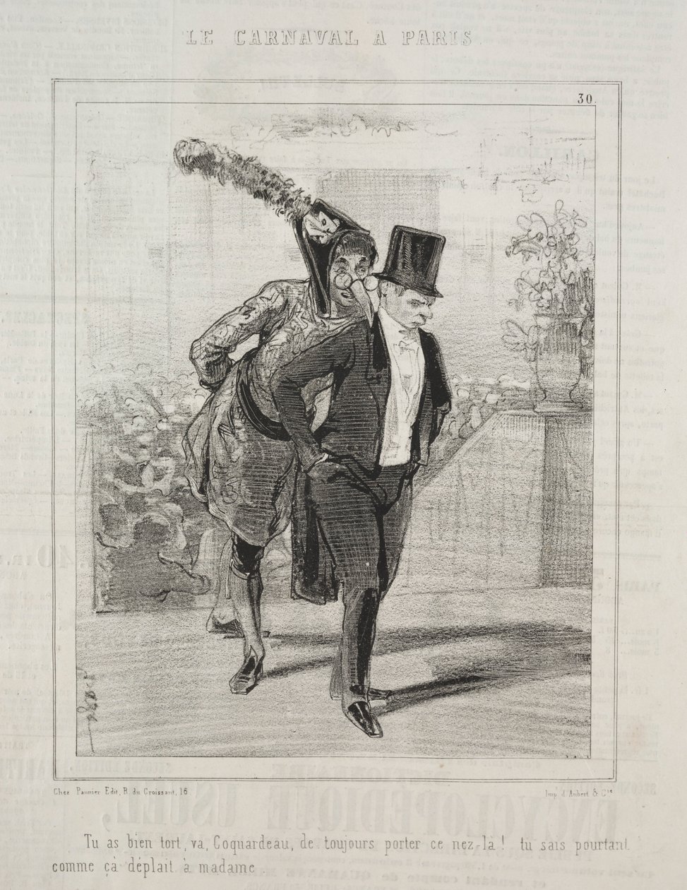 Karnaval, 1841-1843. by Paul Gavarni