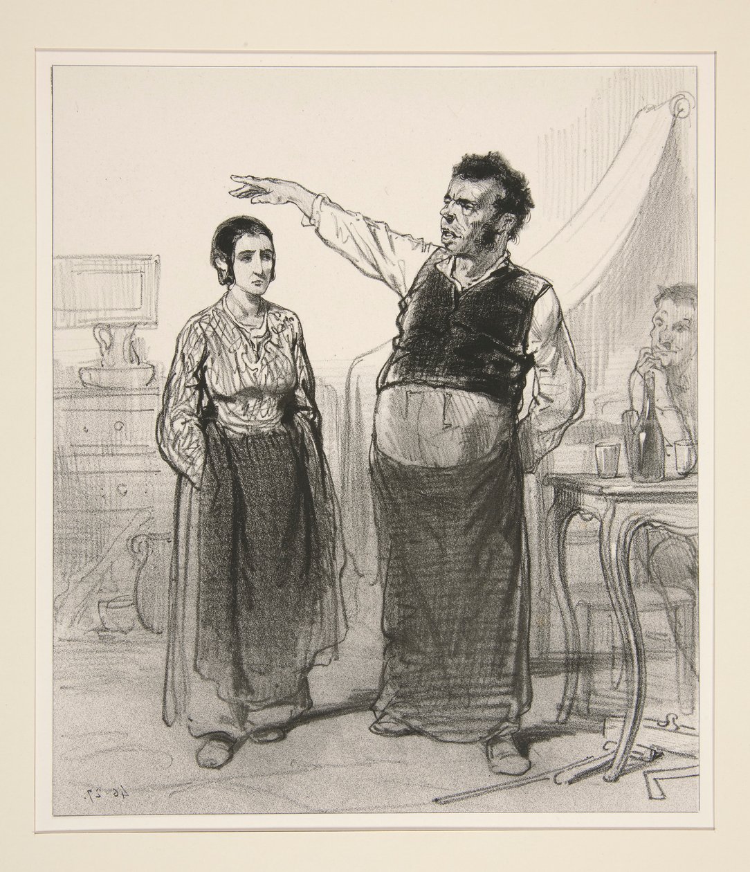 Kadın ne isterse, Tanrı ister; by Paul Gavarni