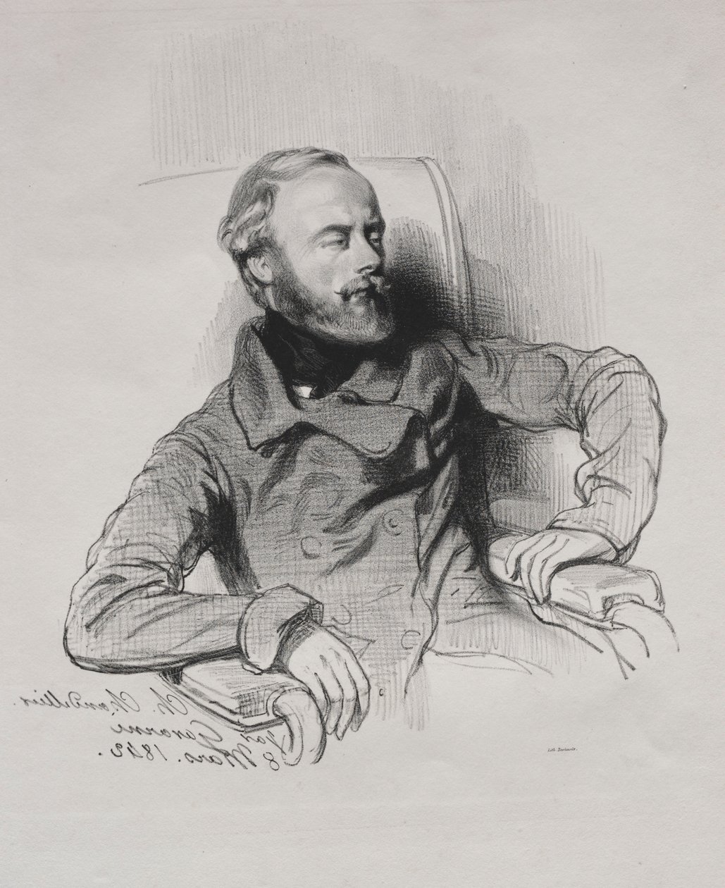 Bölüm Avize, 1842. by Paul Gavarni