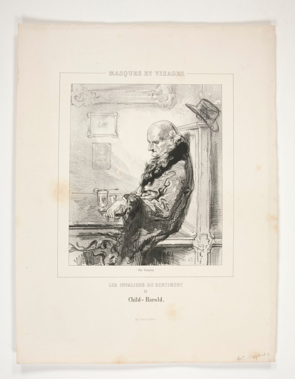 Childe Harold by Paul Gavarni