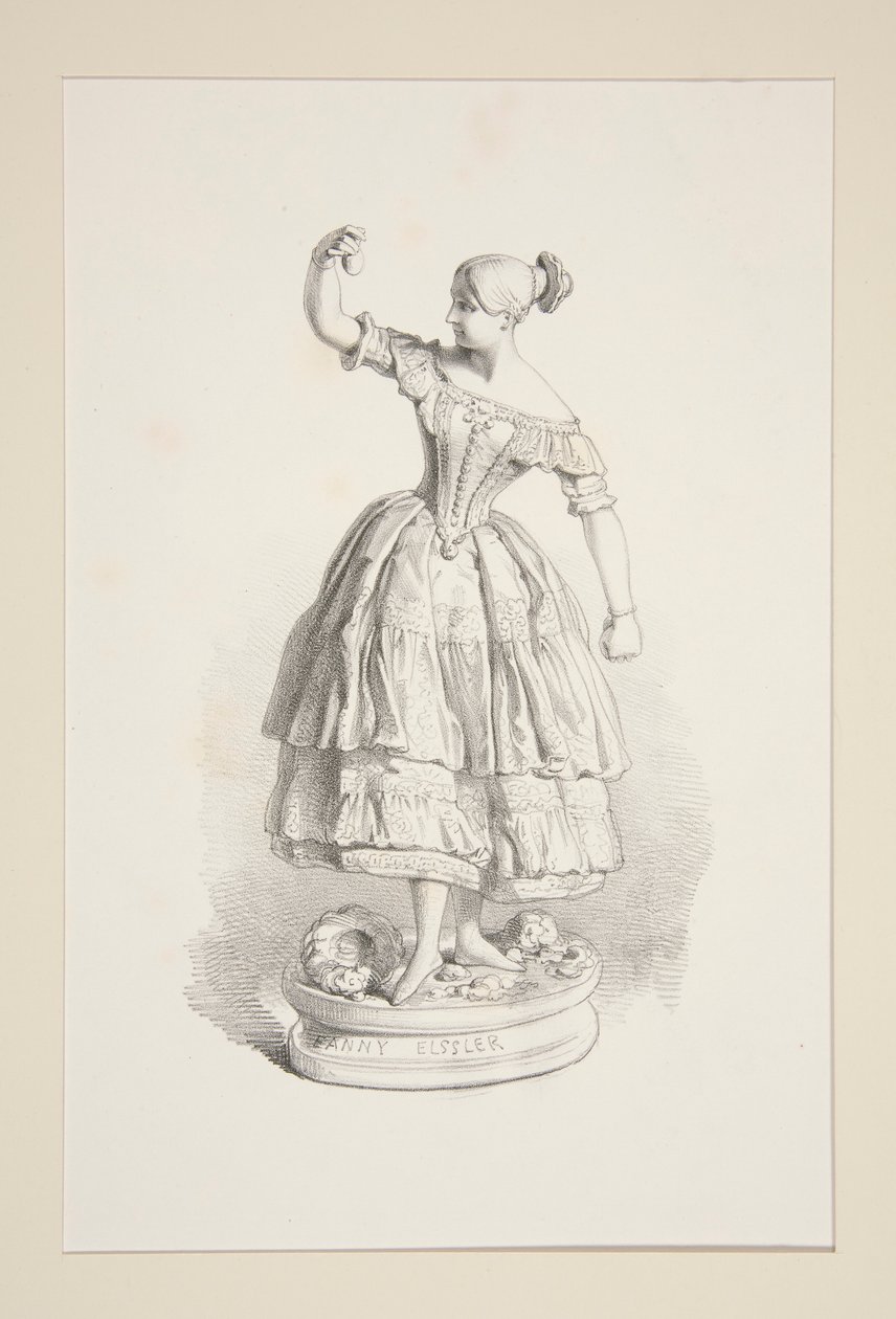 Fanny Elssler. by Paul Gavarni