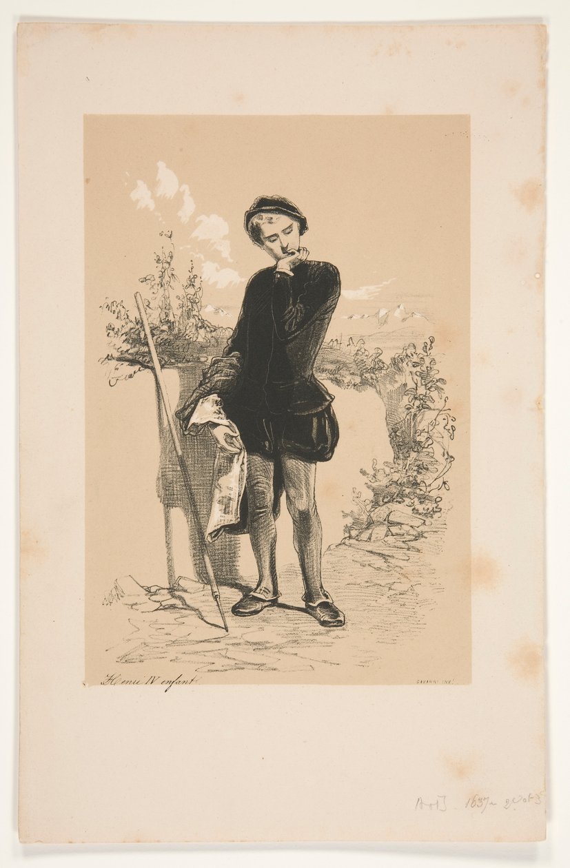 HENRY IV ÇOCUK. by Paul Gavarni