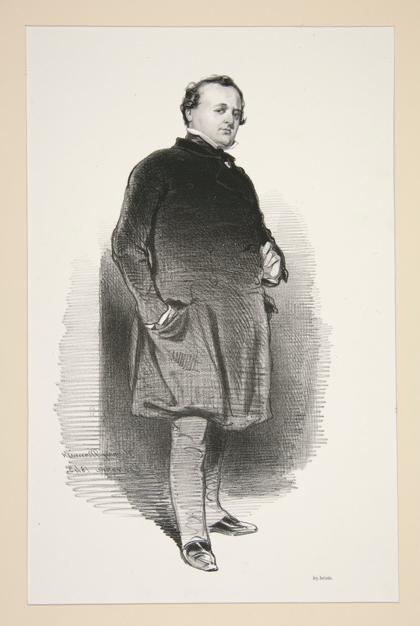 Henry Monnier by Paul Gavarni