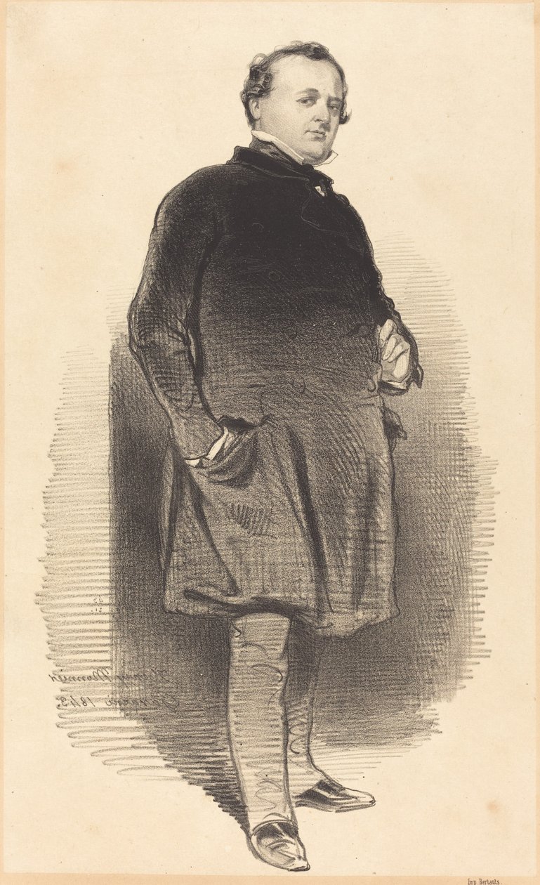 Henry Monnier by Paul Gavarni