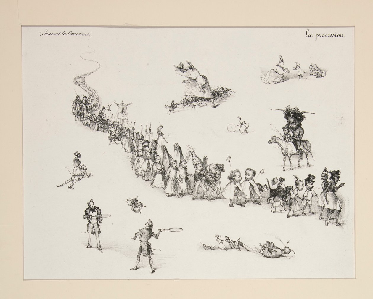 şeytanın alayı by Paul Gavarni