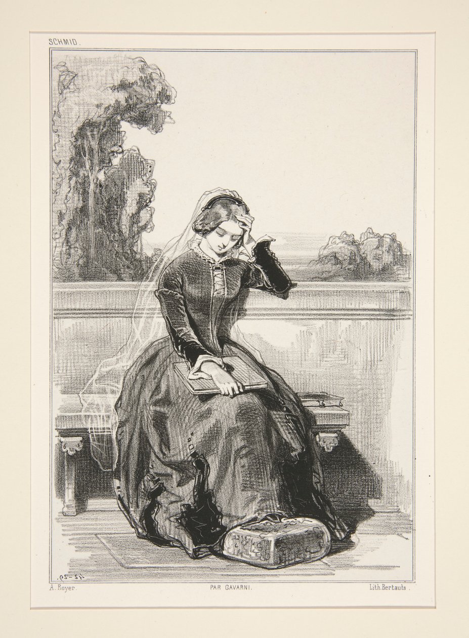 Rose De Tannebourg. by Paul Gavarni