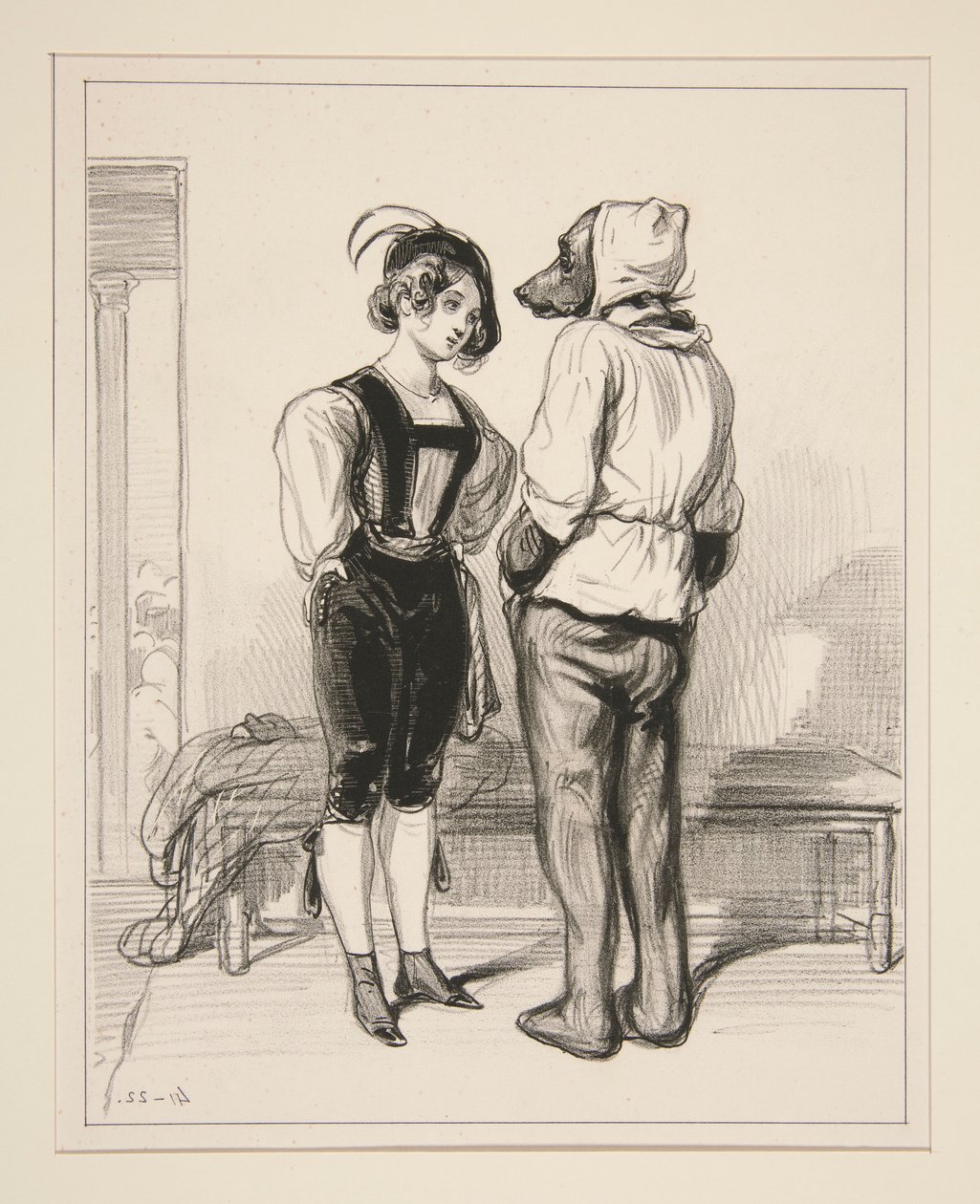 Bekle, Clara, Ben by Paul Gavarni