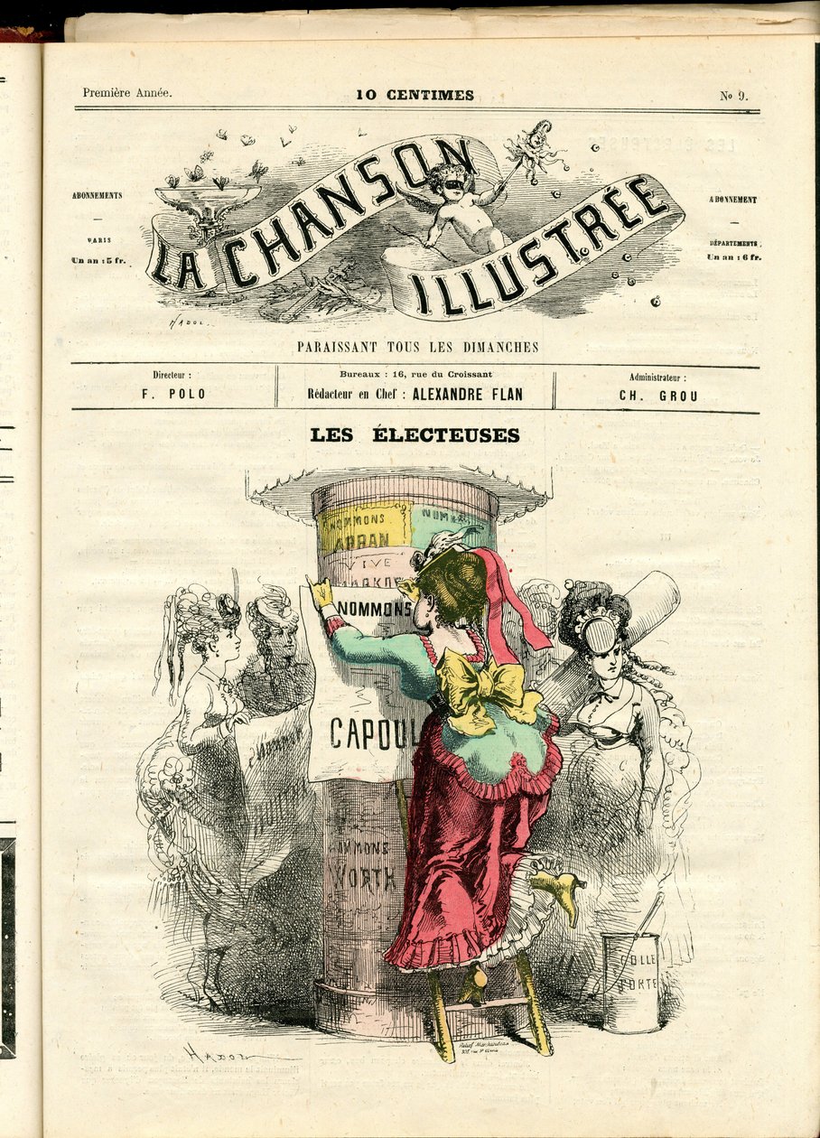 La Chanson illustree (dergi), 9 numara by Paul Hadol
