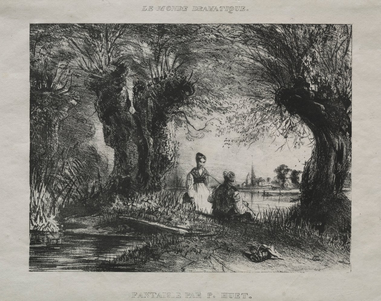 Fantezi, 1836. by Paul Huet