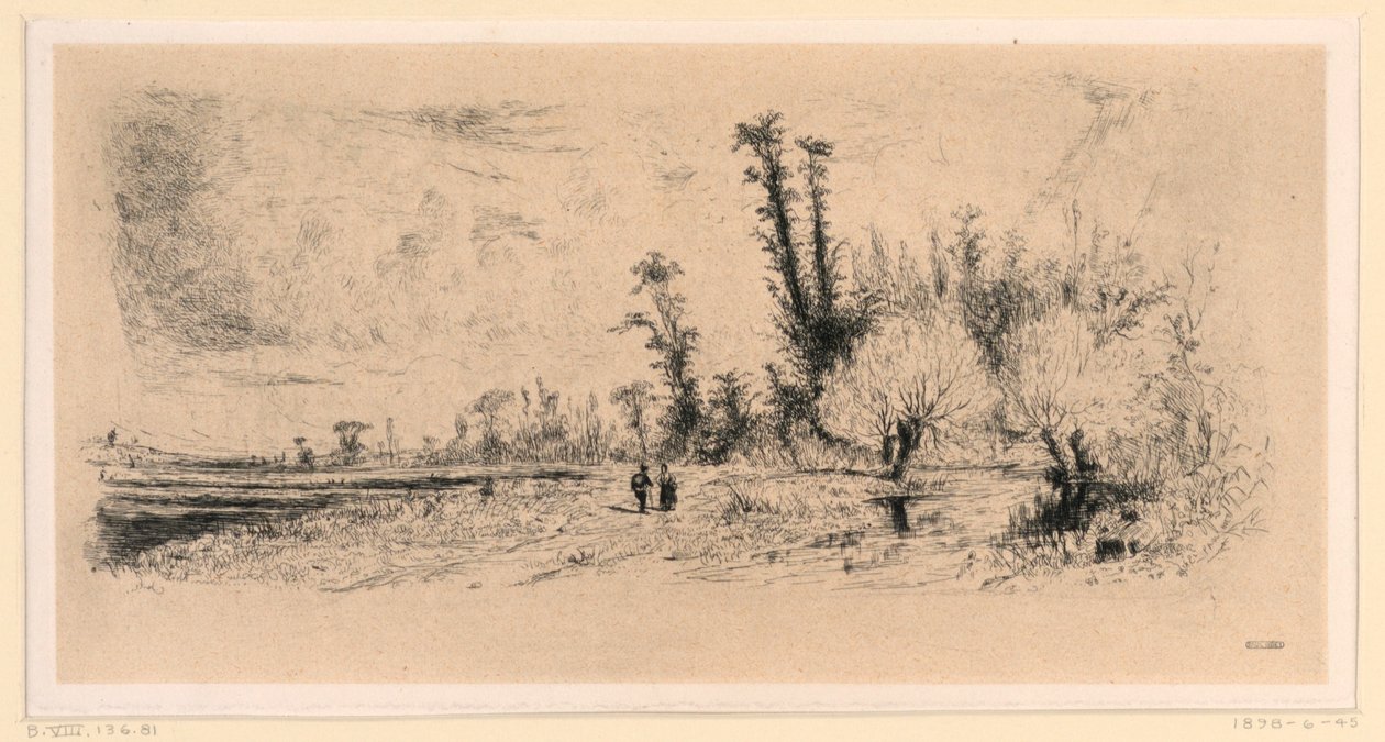 Paris çevresinde Saulee by Paul Huet