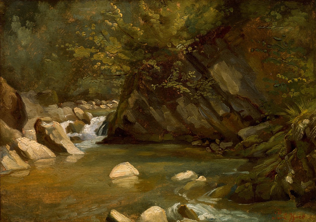 Woodland Çayı, c. 1840. by Paul Huet