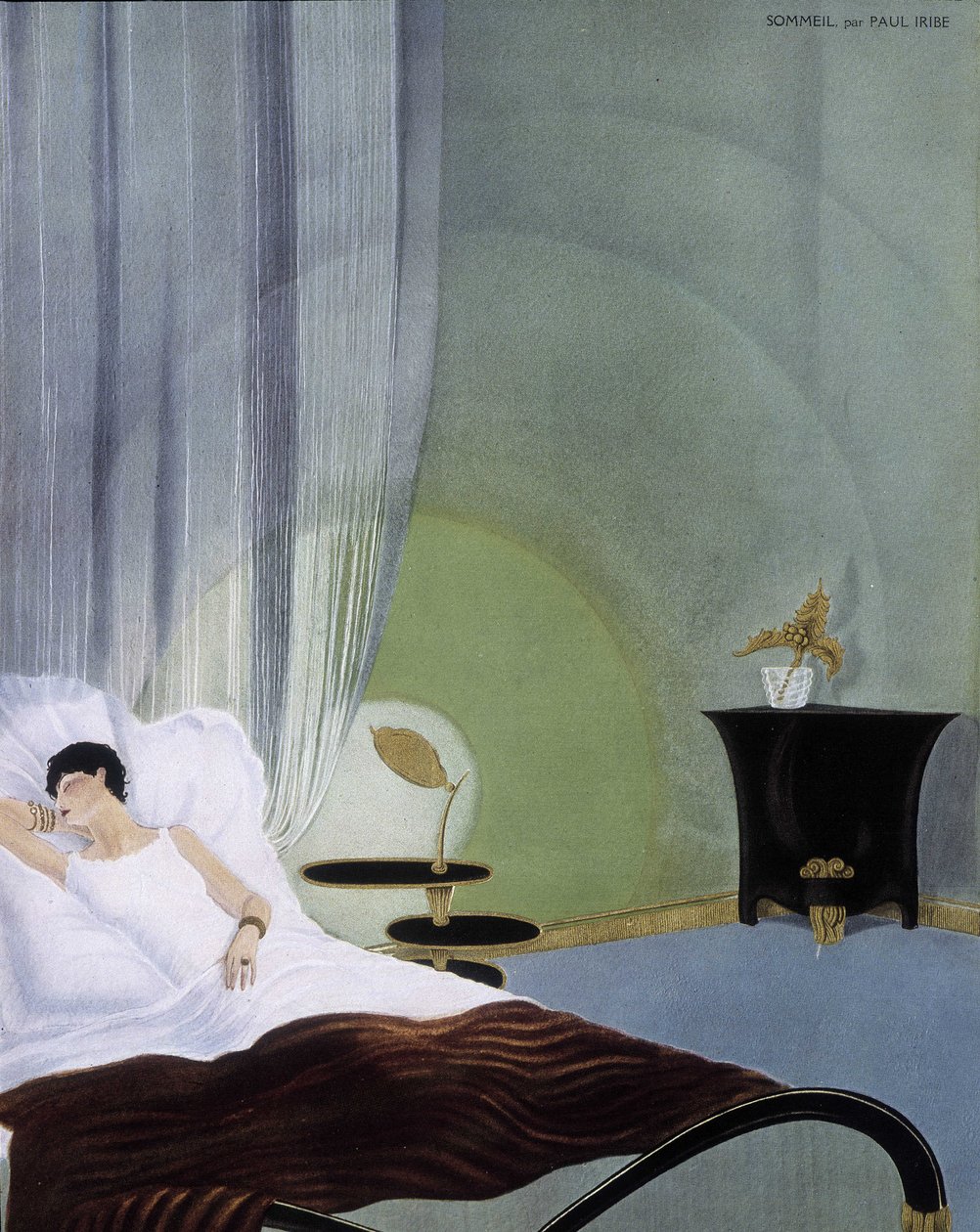 Uyku - Paul Iribe tarafından. (1883-1935), by Paul Iribe