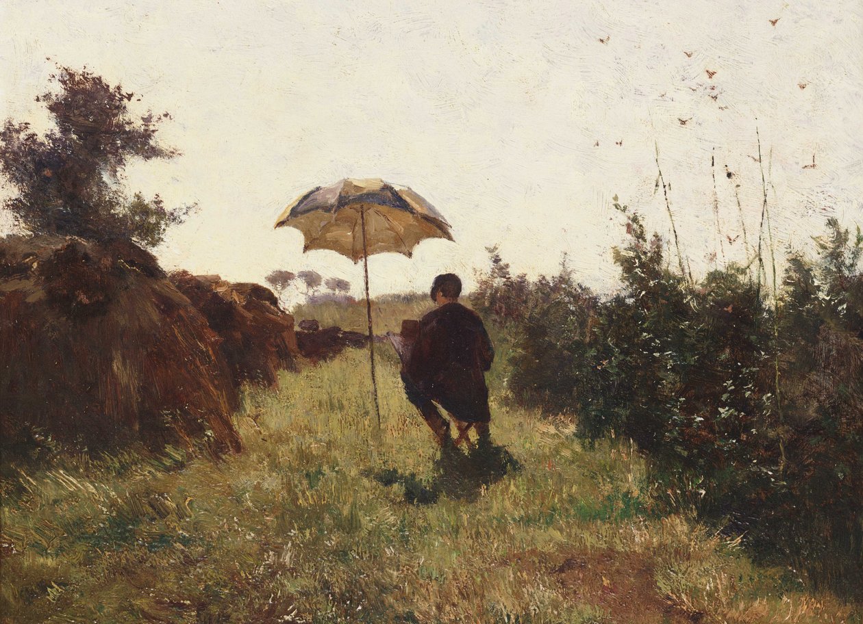 Açık havada, 1870. by Paul Joseph Constantin Gabriel