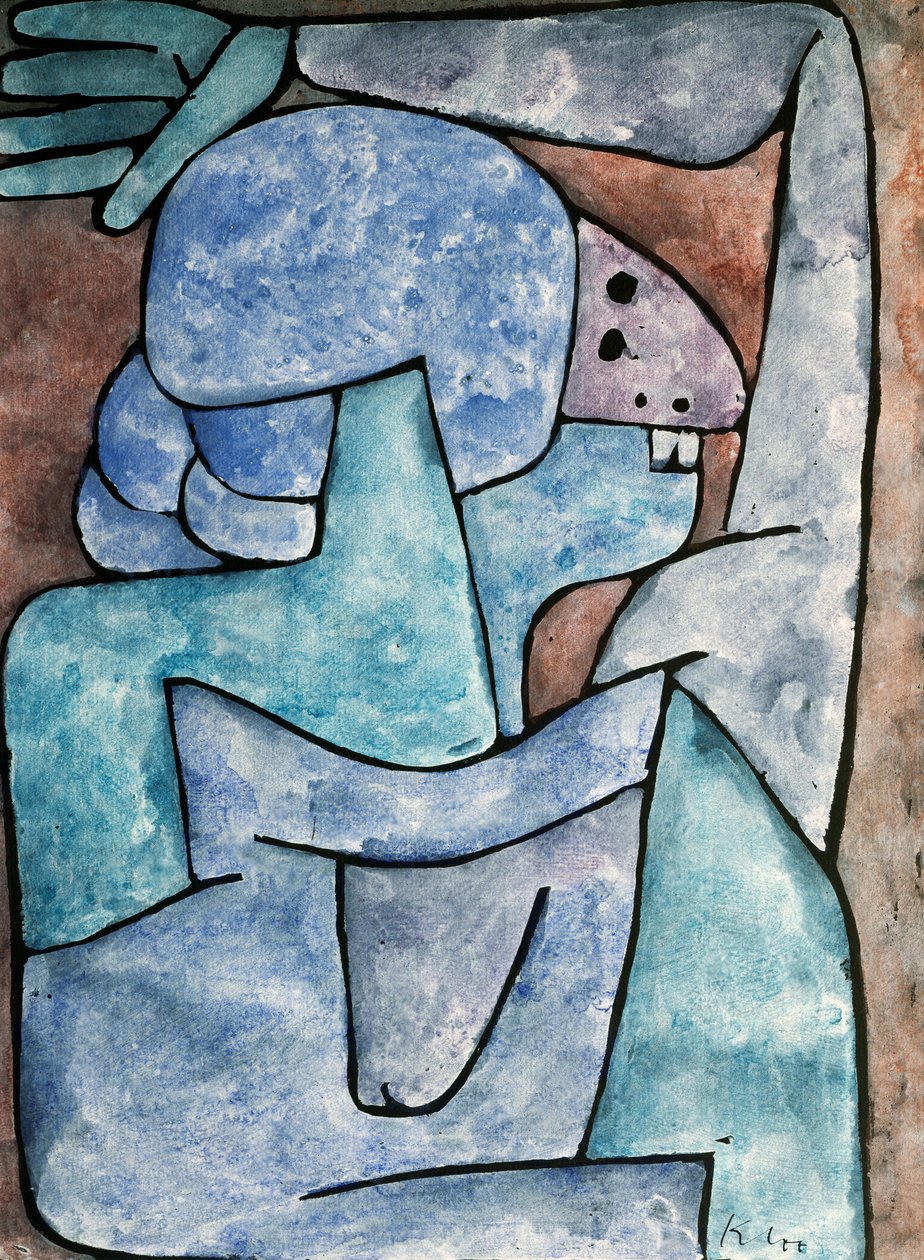 Bir Leydi-İftiracı by Paul Klee