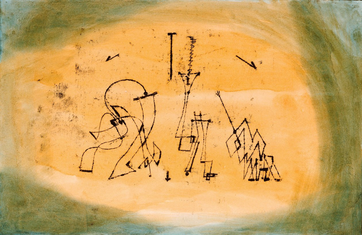 Soyut Üçlü, 1923 by Paul Klee
