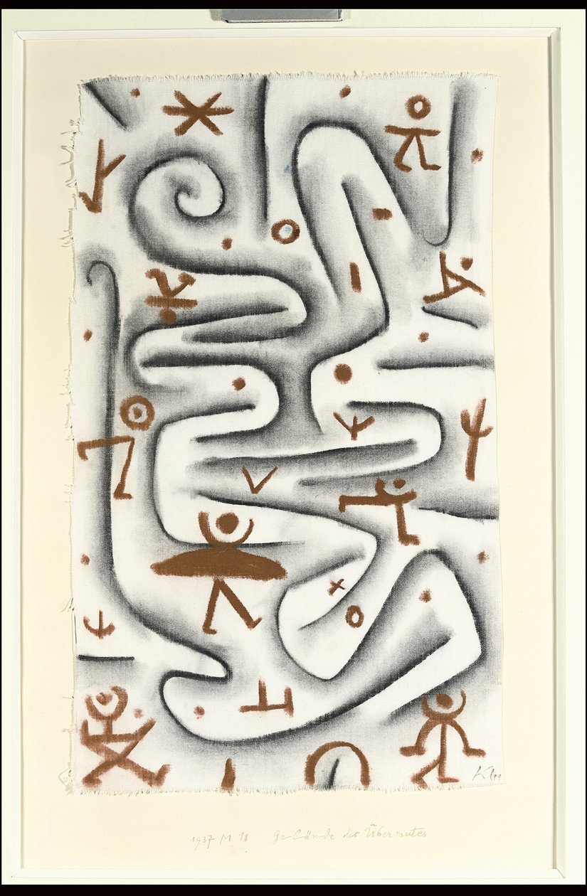 Yüksek Ruhlar Alanı; Gelande des Ubermutes by Paul Klee