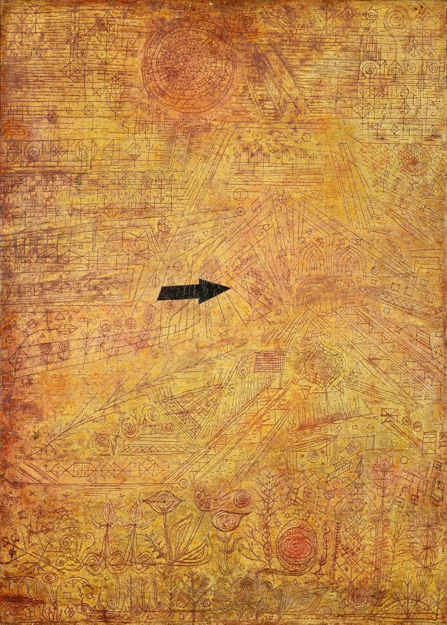 Bahçedeki Ok by Paul Klee