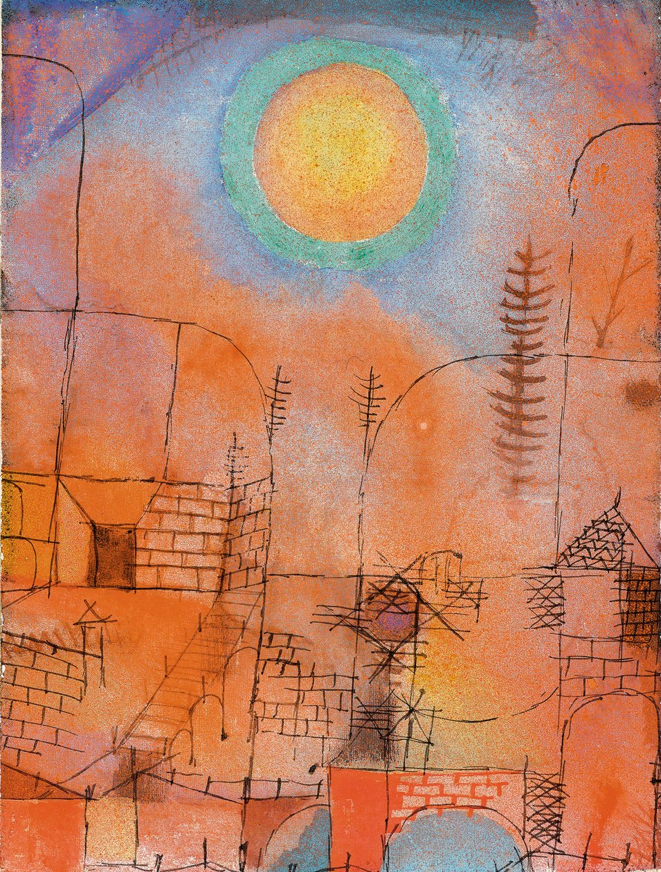 İnşaat, 1919. by Paul Klee