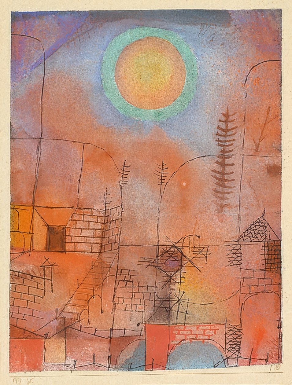 Bina. 1919 by Paul Klee