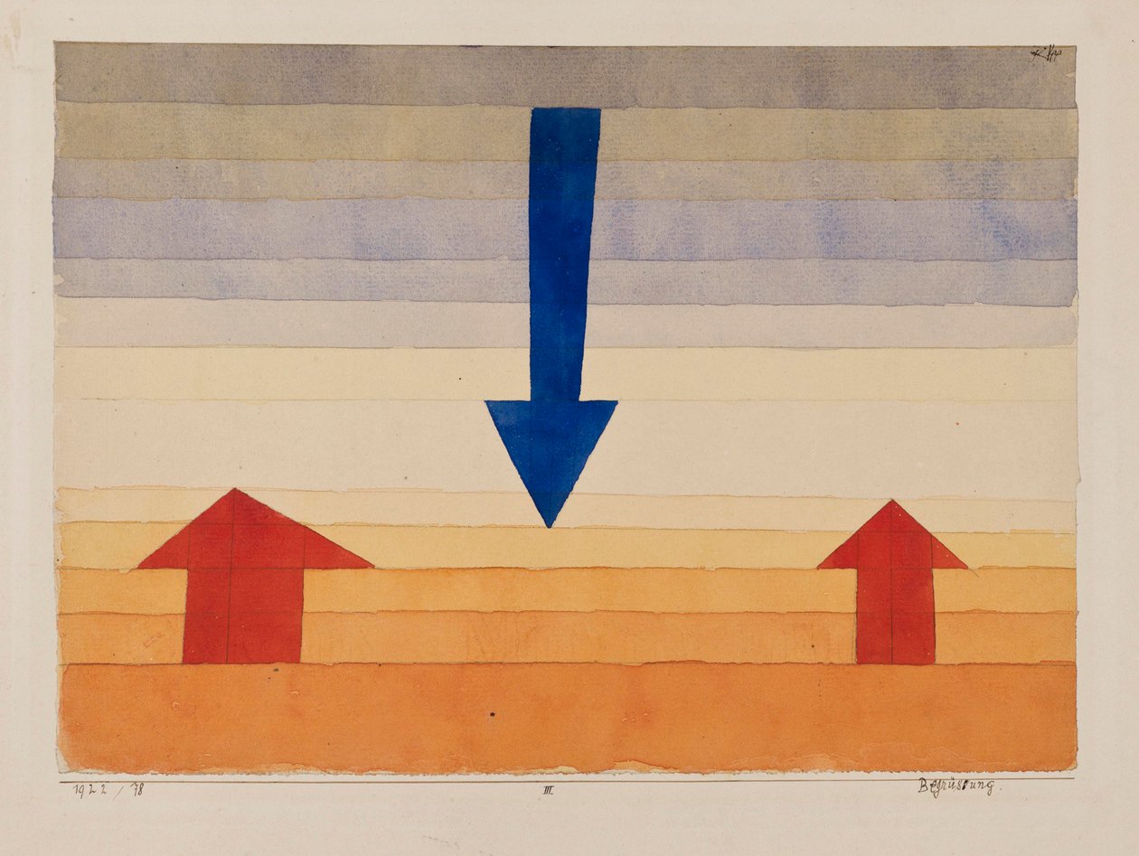 Selamlar, 1922. by Paul Klee