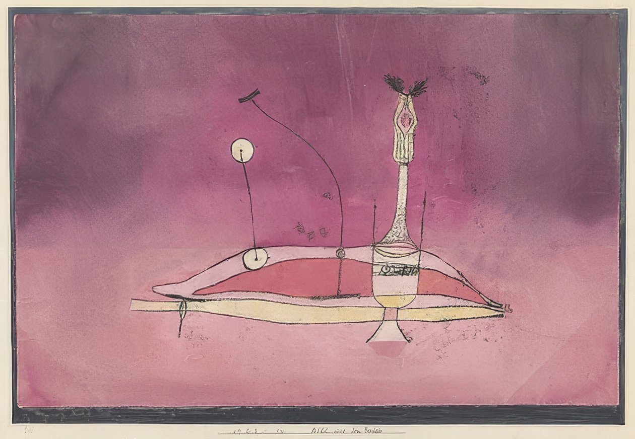 Yatak odasından görüntü. 1922, 14 by Paul Klee