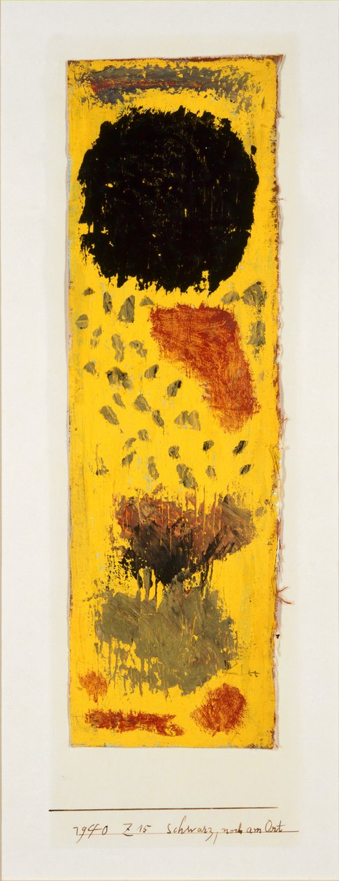 Siyah, Hala Yerinde, 1940. by Paul Klee