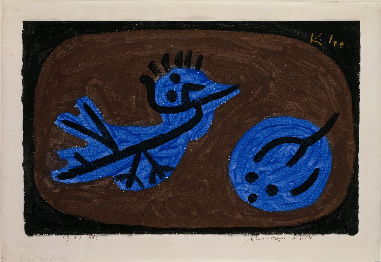 Mavi-Kuş-Kabak by Paul Klee