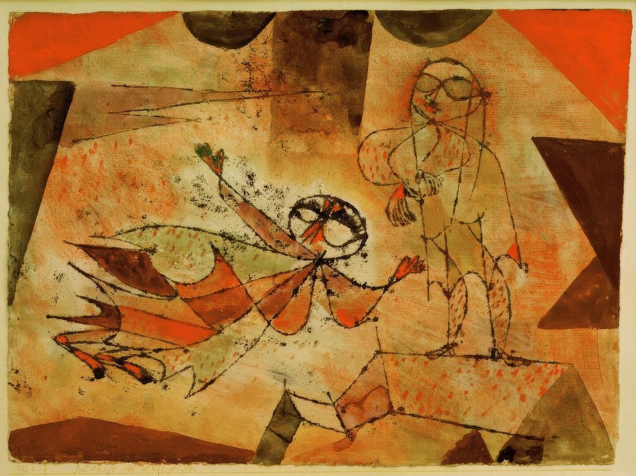 Hava ruhunun mesajı by Paul Klee