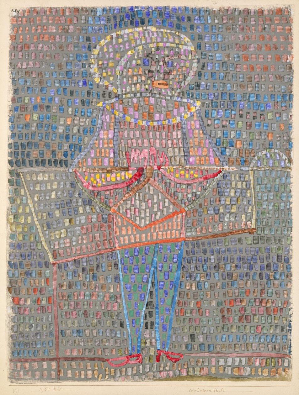 Süslü Elbiseli Çocuk by Paul Klee