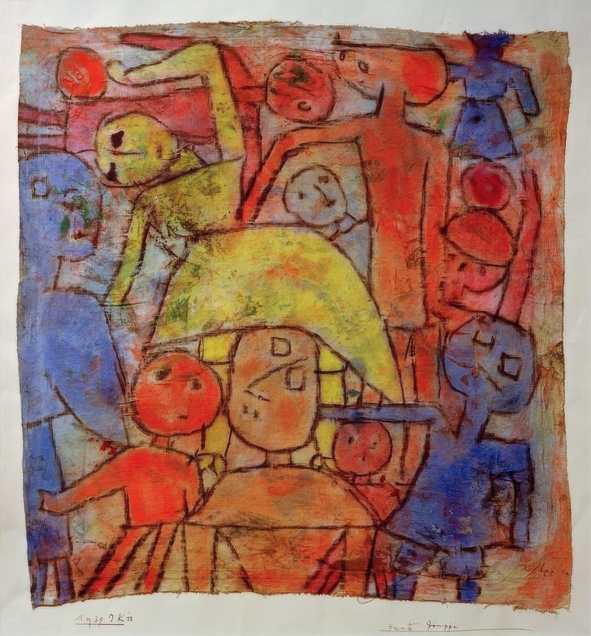 renkli grup by Paul Klee