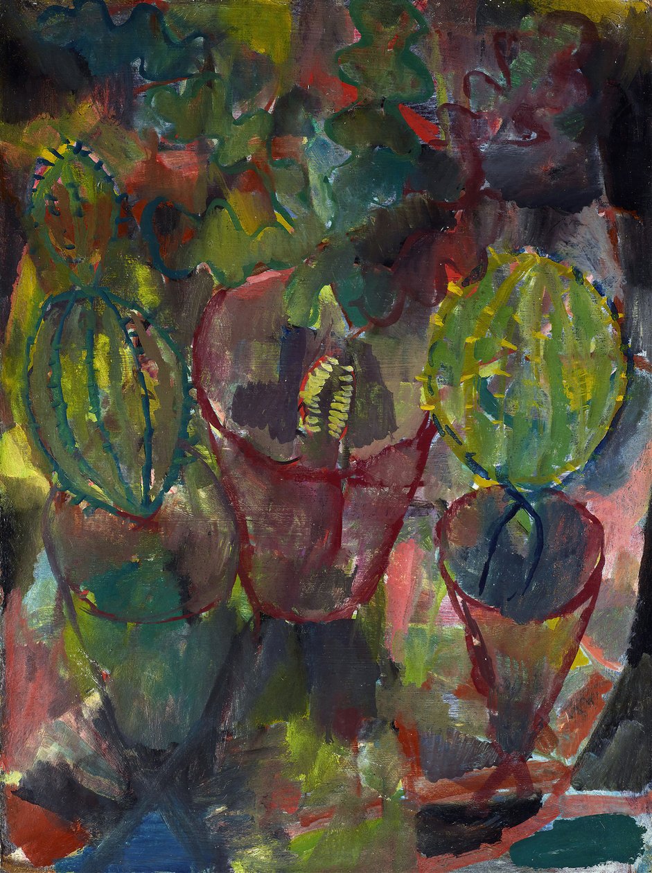 Kaktüsler, 1912. by Paul Klee