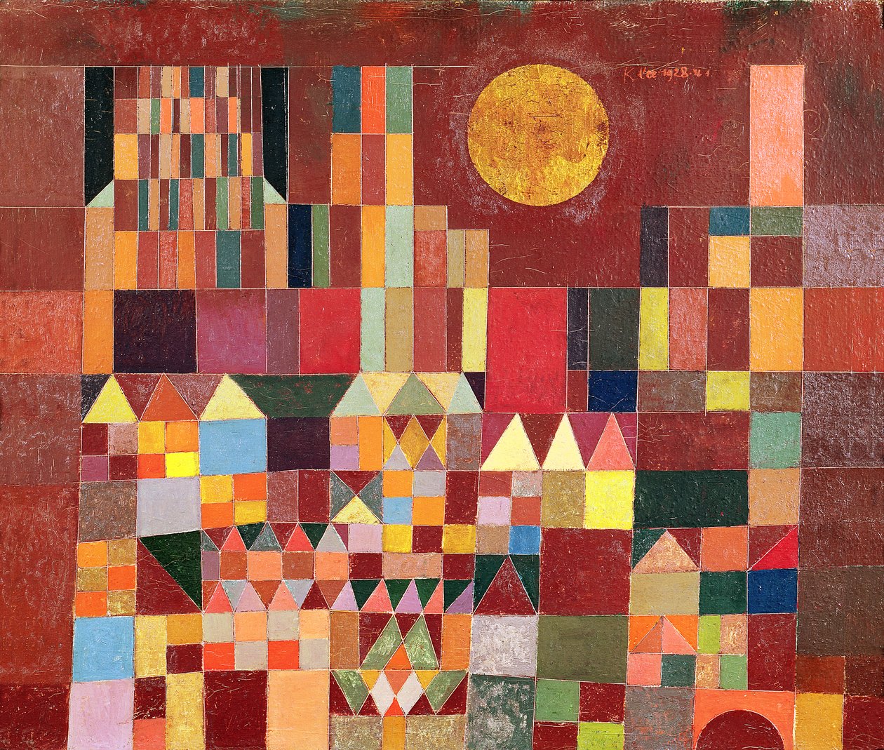 Kale ve Güneş by Paul Klee