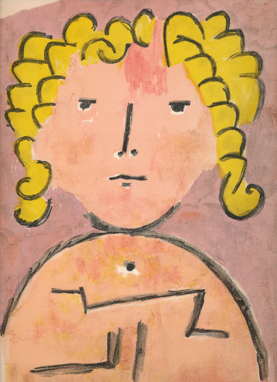 Zeki Çocuk Kluges Kind, 1937, 1939 by Paul Klee