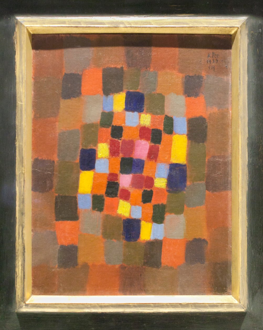 renkli çiçek tarhı by Paul Klee