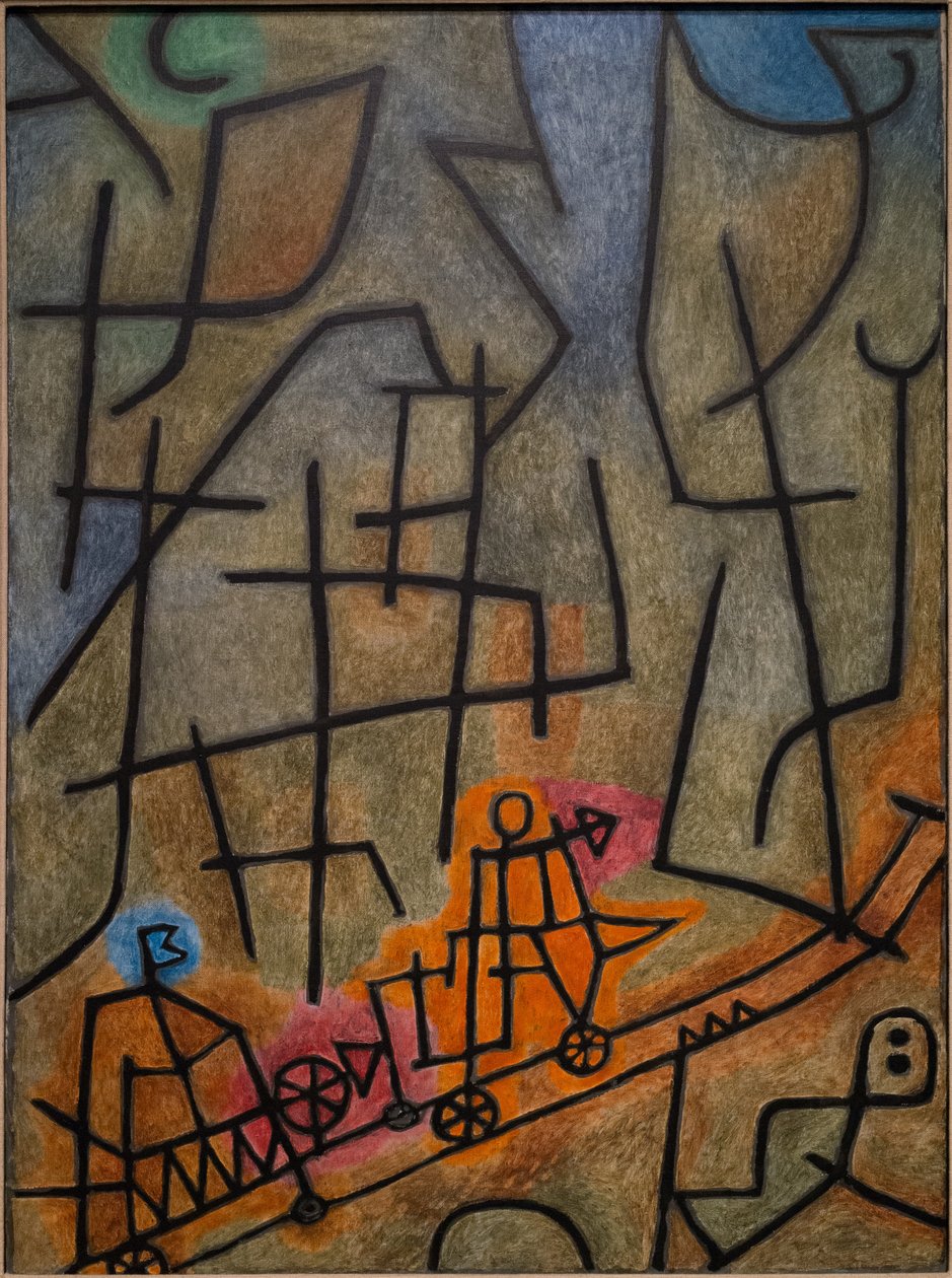 Dağın Fethi. by Paul Klee