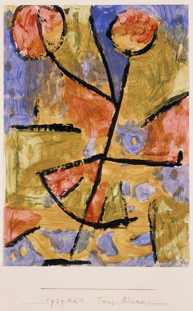 dans çiçeği; dans çiçeği by Paul Klee