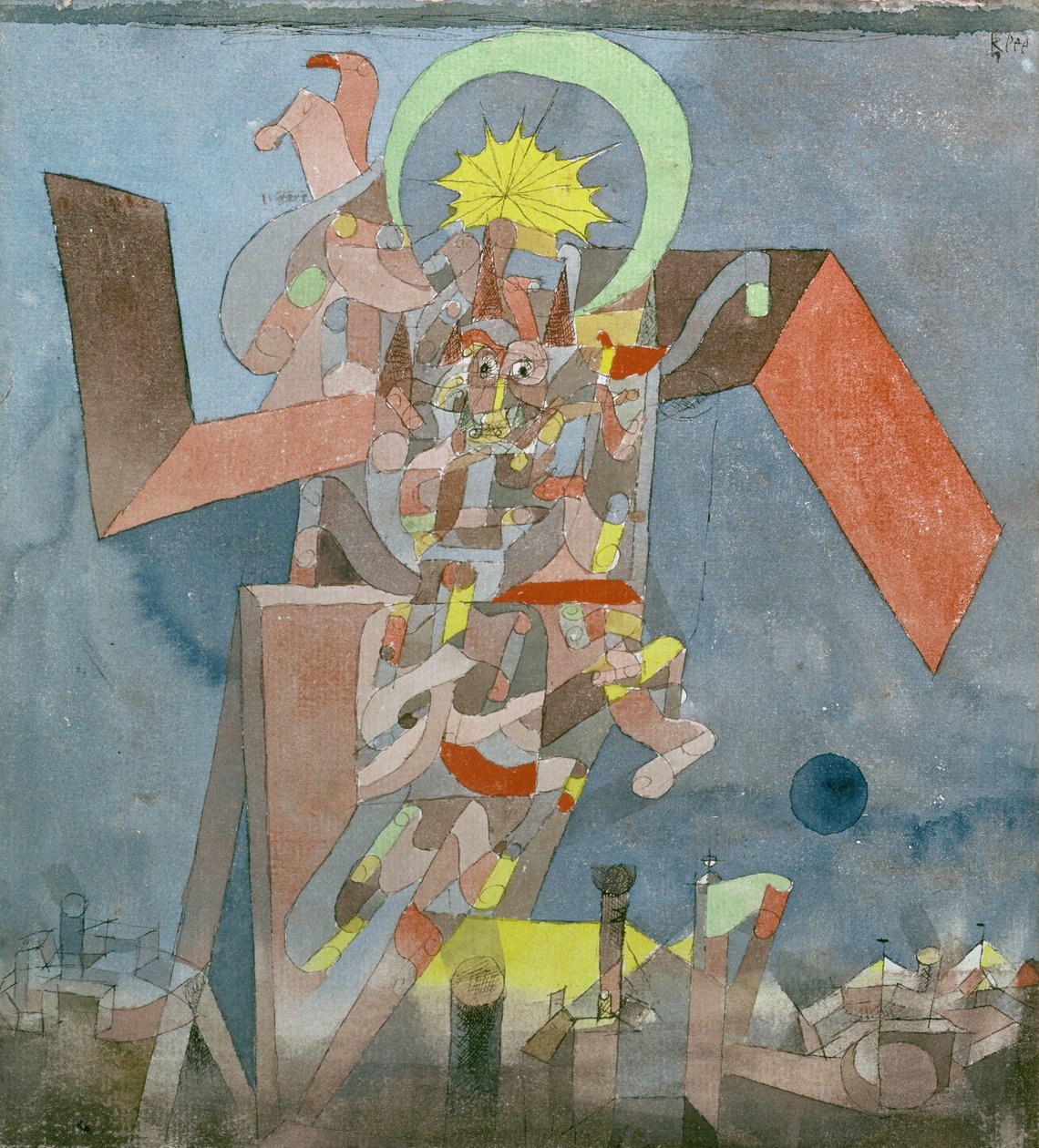 Gemilerin Üzerindeki Şeytan by Paul Klee