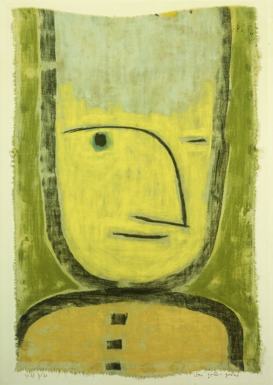 sarı-yeşil by Paul Klee