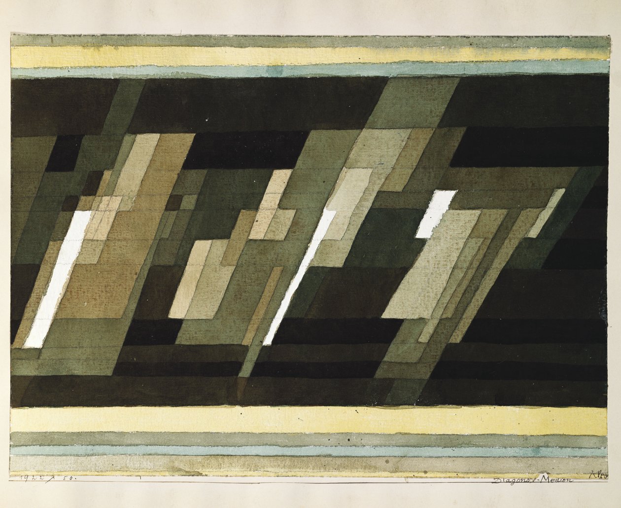 çapraz ortam by Paul Klee