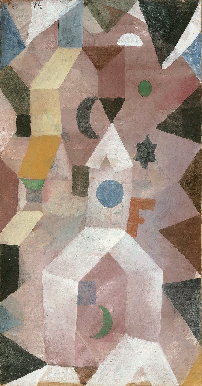 Die Kapelle The Chapel , 1917. by Paul Klee