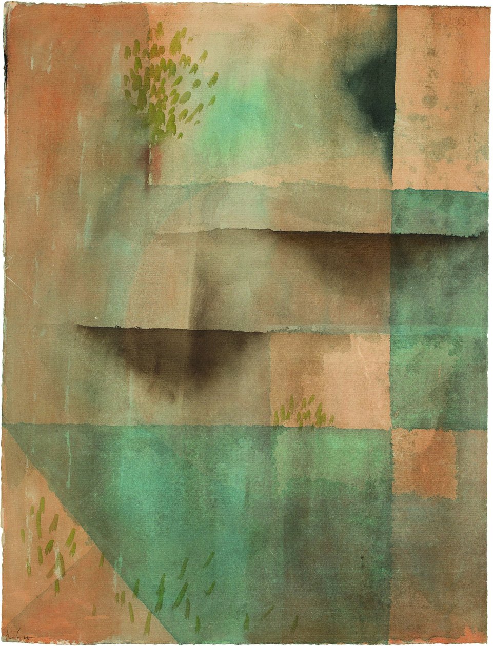 Die Mauer Duvar, 1929. by Paul Klee