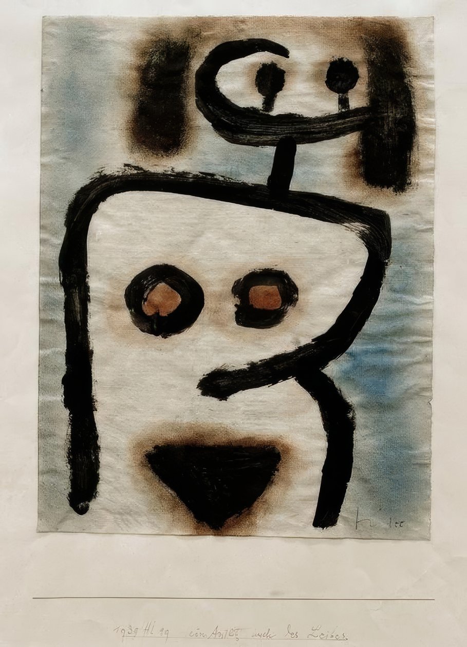 Vücudun bir yüzü de by Paul Klee