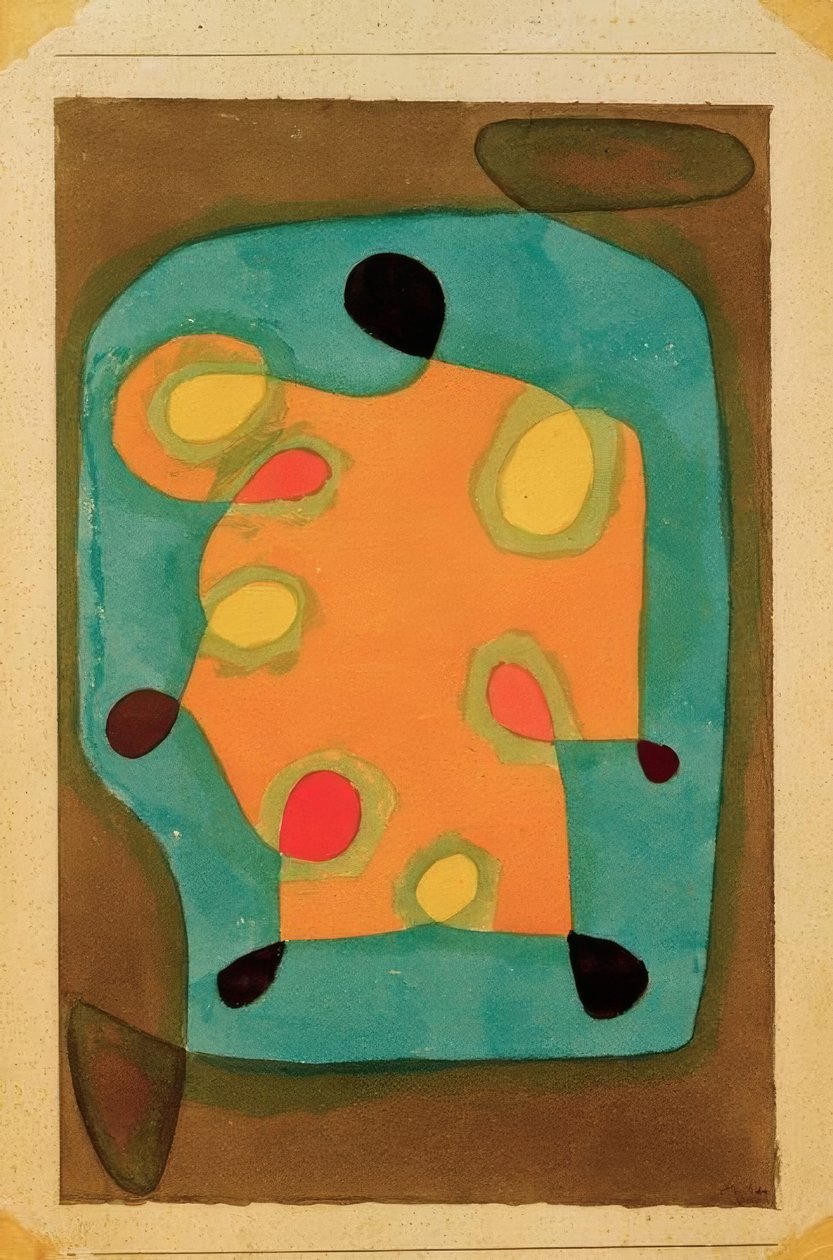 Bir ceket için tasarım by Paul Klee